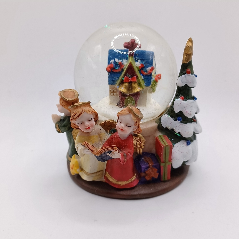 VINTAGE Greenbrier International Christmas Snowglobe 4"